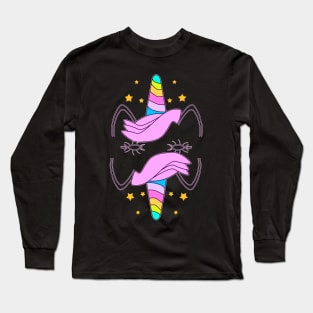 Pink Unicorn Long Sleeve T-Shirt